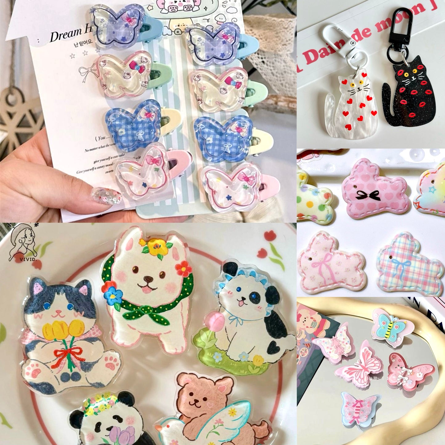 open in Live—Acrylic Cards super cute